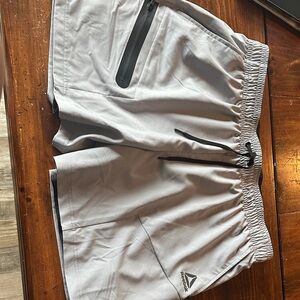 Reebok Men's Light Gray Athletic Shorts